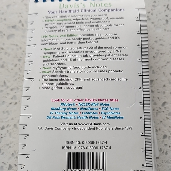 LPN Notes Clinical Pocket Guide - Picture 8 of 8